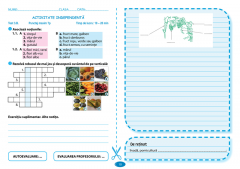 Caietul elevului. Biologie clasa a V-a