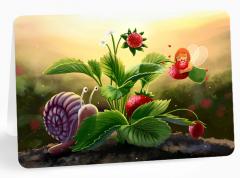 Felicitare - Sunrise strawberries