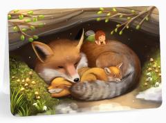 Felicitare - Fox cubs