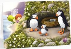 Felicitare - Puffins