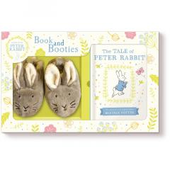 Tale of Peter Rabbit - Book and First Booties Gift Set