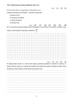 Matematica si Stiinte - Evaluare nationala la finalul clasei a VI-a
