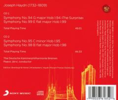 London Symphonies Nos. 94 & 99 / 95 & 98
