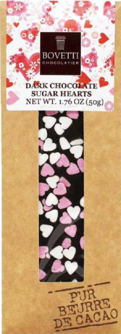 Ciocolata - Dark Chocolate and Sugar Hearts