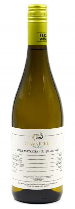 Vin alb - Cuvee Alexandra Editie Limitata - Sauvignon Blanc & Tamaioasa Romaneasca, sec, 2023