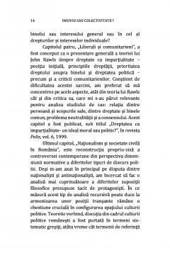 Individ sau colectivitate?