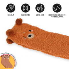 Sosete antiaderente adulti - Teddy Bear