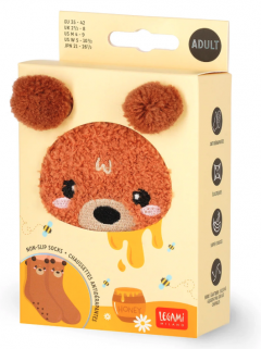 Sosete antiaderente adulti - Teddy Bear