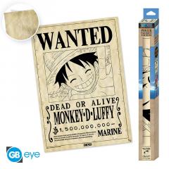 Poster - One Piece - Wanted Luffy