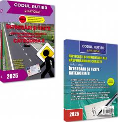 Intrebari si teste pentru obtinerea permisului auto categoria B 2025