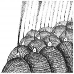 Print de arta - Casa pe deal