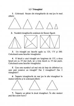 Matematica - Elemente de geometrie pentru clasele I - IV