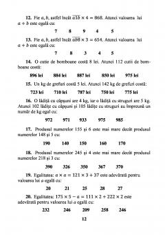 Sa invatam sa inmultim si sa impartim - clasele II - IV
