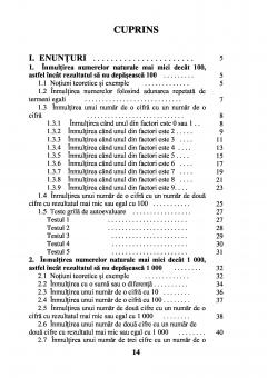 Sa invatam sa inmultim si sa impartim - clasele II - IV