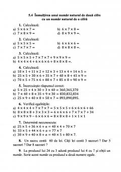 Matematica - Exercitii si probleme pentru clasele III si IV
