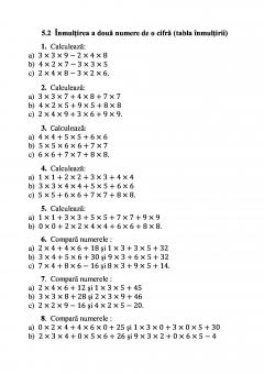 Matematica - Exercitii si probleme pentru clasele III si IV