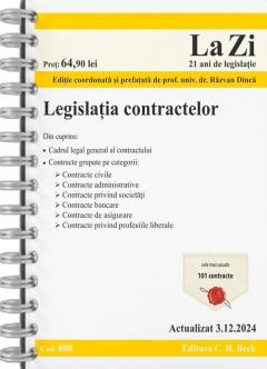 Legislatia contractelor - Actualizat la 3.12.2024