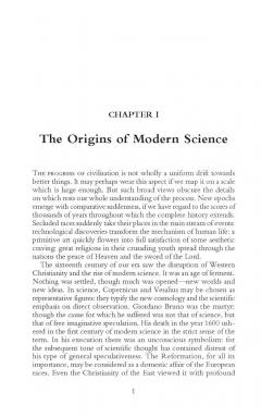 Science and the Modern World