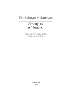 Absenta ta e intuneric