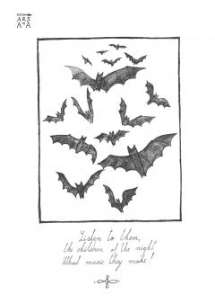 Carte postala - Dracula - Music in the night