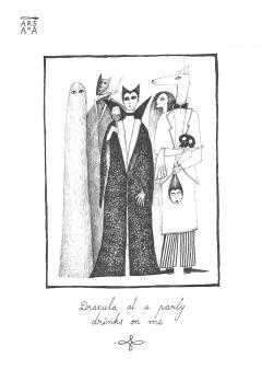 Carte postala - Dracula - Party