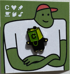 Insigna pin - Urs pungasul