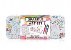Set pentru desen cu sclipici - Sketch & Colour
