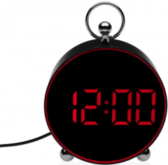 Ceas cu alarma digital - Lumina rosie