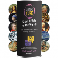 Joc educativ - Learning Tube - Marii artisti ai lumii