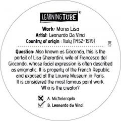 Joc educativ - Learning Tube - Marii artisti ai lumii