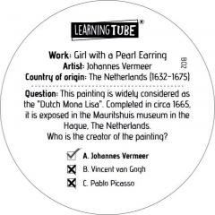 Joc educativ - Learning Tube - Marii artisti ai lumii