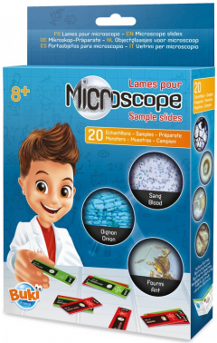 Set educativ - Lamele pentru microscop, 20 de mostre