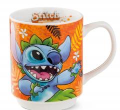 Cana 350 ml - Lilo & Stitch - Stitch - Portocaliu