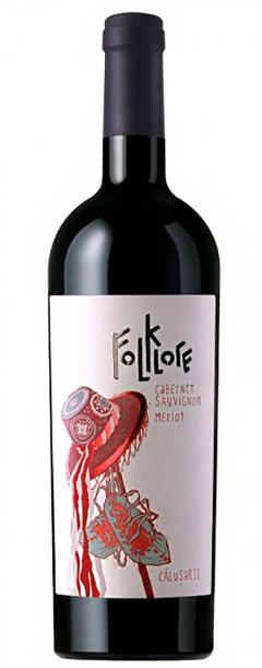 Vin rosu - Folklore Calusarii, Cabernet Sauvignon, Merlot, Dulce, 2016