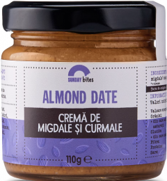 Crema tartinabila de migdale si curmale