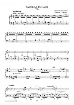 Valurile Dunarii pentru pian