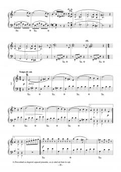 Valurile Dunarii pentru pian