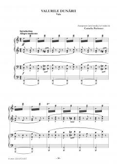 Valurile Dunarii pentru pian