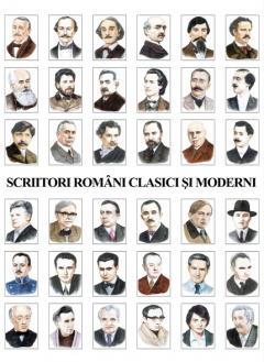 Scriitori romani clasici si moderni (36 portrete)