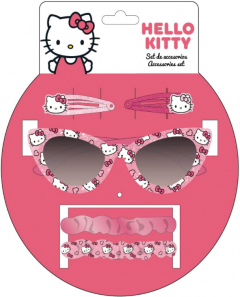 Set Ochelari de soare si accesorii - Hello Kitty