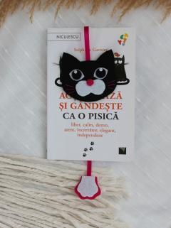 Semn de carte - Motan negru