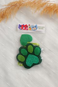 Semn de carte - Labuta de pisica cu iubire - Verde