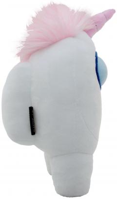 Jucarie de plus - Among Us: White Crewmate (with Unicorn Hat)