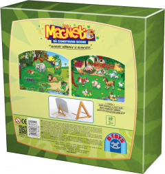 Joc magnetic - Scene cu animale domestice si salbatice