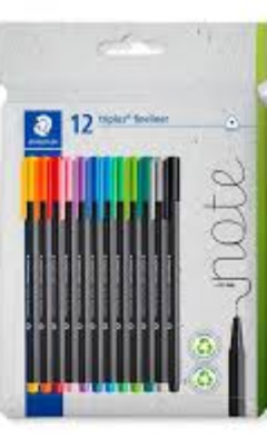 Set 12 fineliners - Triplus