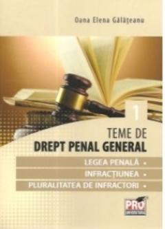 Teme de drept penal general - Partea I