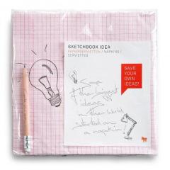 Servetele cu patratele - Sketchbook Idea