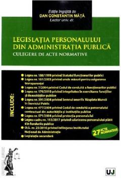 Legislatia personalului din administratia publica
