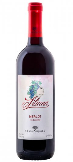Vin rosu - Liliana - Merlot, demidulce