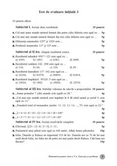Matematica. Exercitii si probleme pentru clasa a V-a